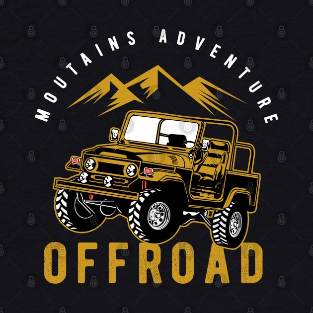 Mountain Adventure Off Road 4x4 by funkymonkeytees